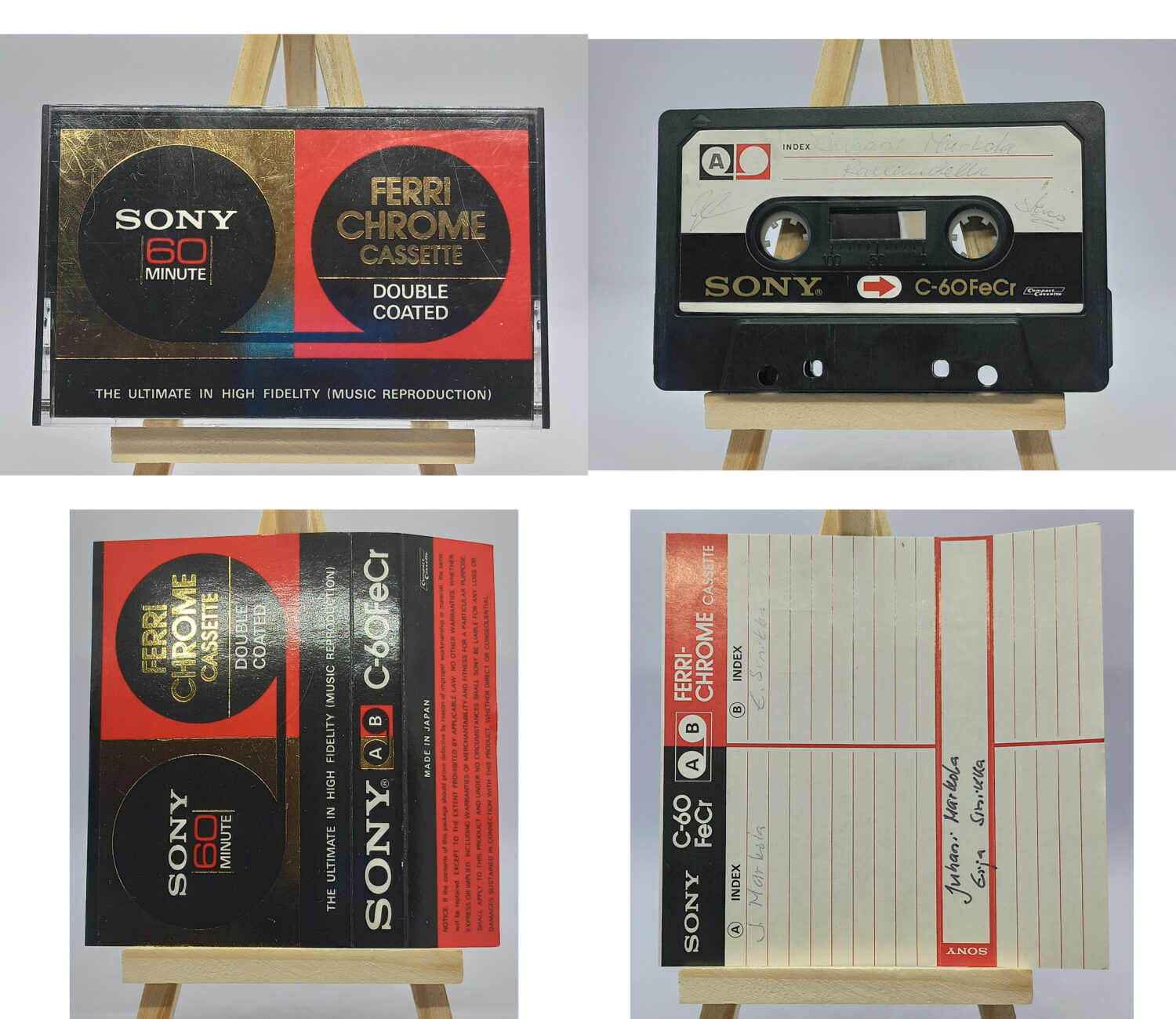 E857 SONY カセットテープ Fe-Cr ferri-chrome DUAD/C90 他 8本セット 