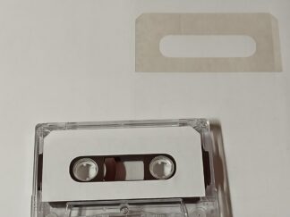 Blank Cassette Tape Labels 12/Sheet A4 Printable Stickers